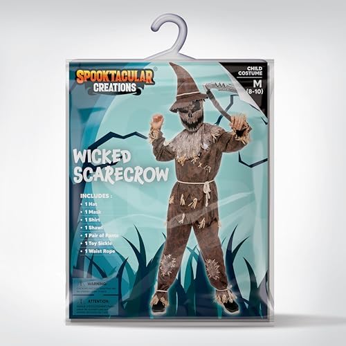 Spooktacular Creations Halloween Boys Scarecrow Costume for Kids