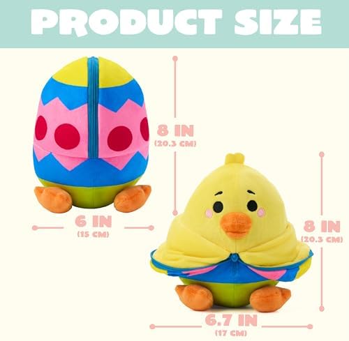 JOYIN Easter Stuffed Chick Plush Hiding Egg
