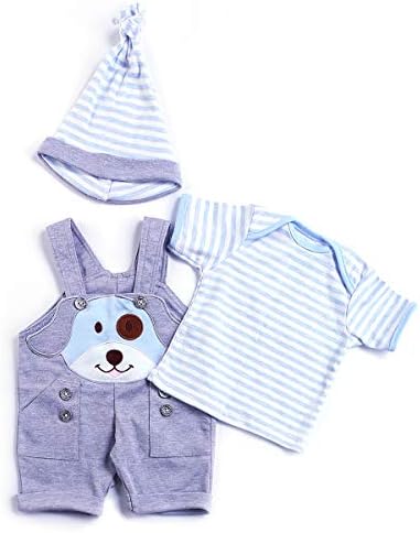 TATU Reborn Baby Boy 22 Inch 3 Pcs Outfit Set 1