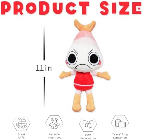 Dandys Shrimpo Plush Pillow for Video Game Fans