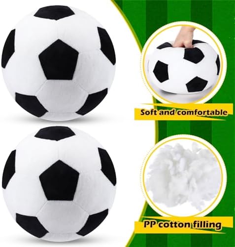 Nuanchu Soccer Plush Pillows and Rug Set