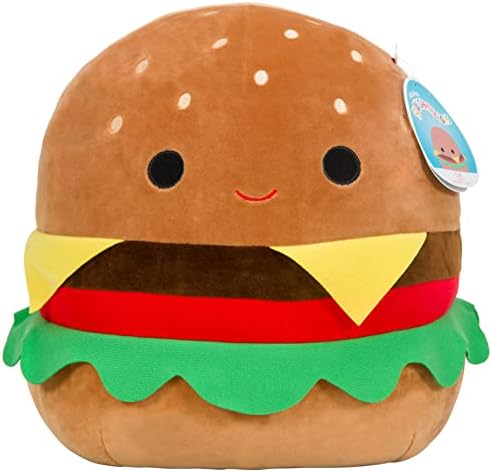 Squishmallows 16-Inch Carl The Cheeseburger Plush