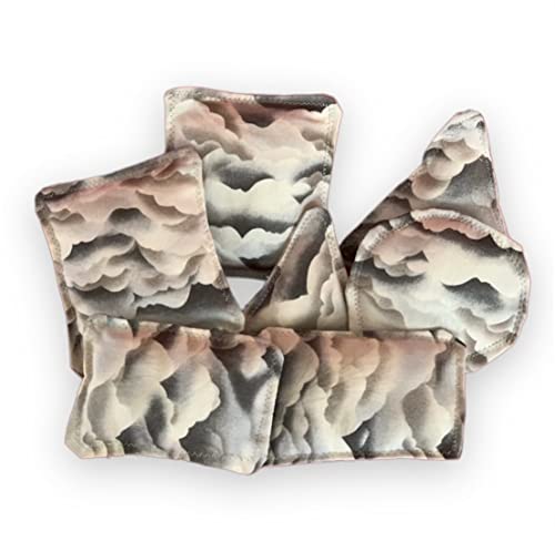 Handmade Baby Toddler Shape Cloud Print Pillow Plushie Set