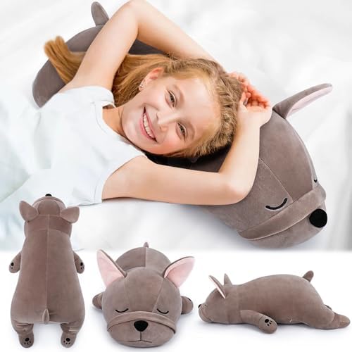Auspicious Beginning 30 Inch Giant French Bulldog Plush Stuffed Animal