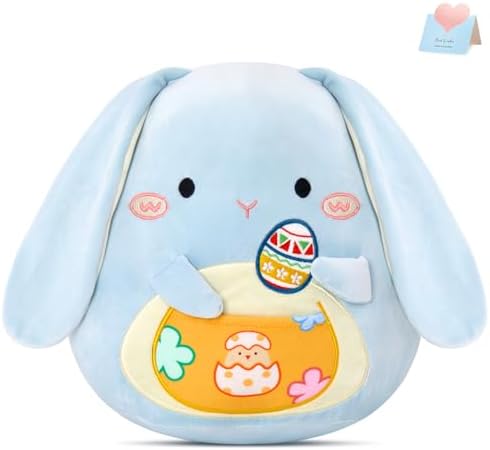 HappySpot Easter Bunny Plush Pillow 12 Inch 1