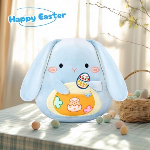 HappySpot Easter Bunny Plush Pillow 12 Inch 1