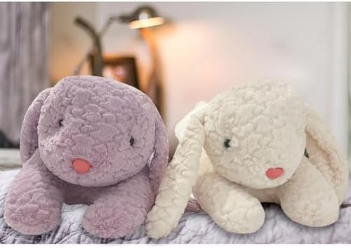 Hofun4U Rabbit Plush Pillow - 47 Inch White 1