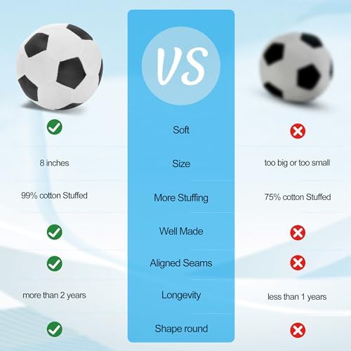 T Play Soccer Ball Plush Pillow for Baby Room