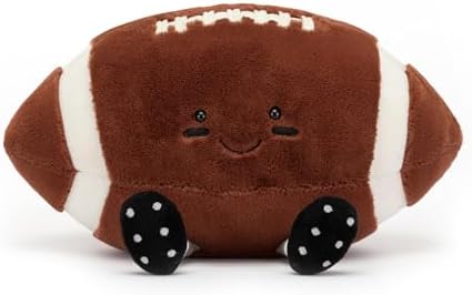 OSOCU Football Tactile Plush Buddy with Expressive Mouth and Double-Suture Feet 1