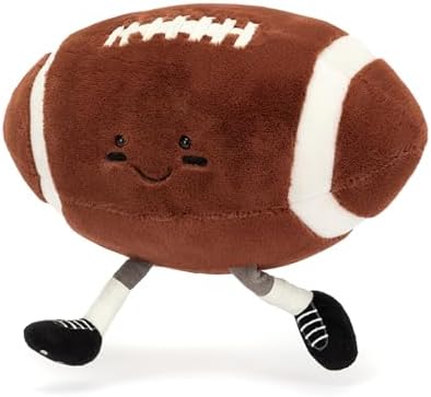 OSOCU Football Tactile Plush Buddy with Expressive Mouth and Double-Suture Feet 1