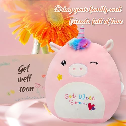 Easfan Get Well Soon Unicorn Plush Pillow 1