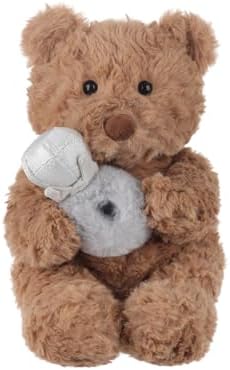 Apricot Lamb Romantic Coffee Bear with Diamond Ring Stuffed Animal 1