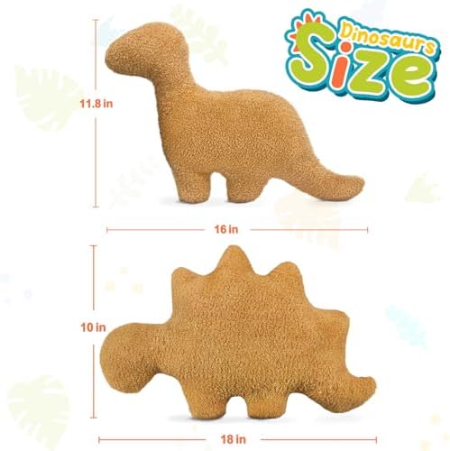 Dino Nugget Pillow Funny Plush Toy for Kids