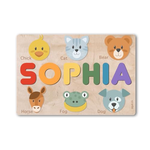 Agukids Personalized Baby Name Puzzle