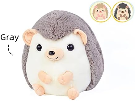 Cute Hedgehog Plush Pillow - Gray 137 Inch Cuddly Toy