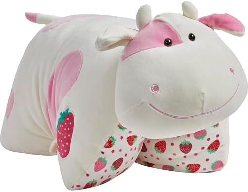 Pillow Pets - Sweet Strawberry Cow Plush Pillow