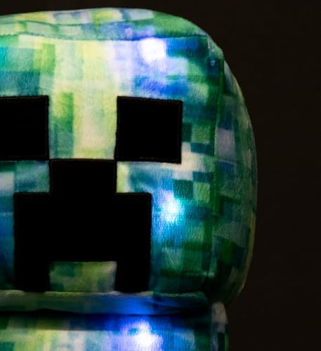 Jay Franco Minecraft Creeper Pillow Buddy - LED Light Up Plush 16 Inches