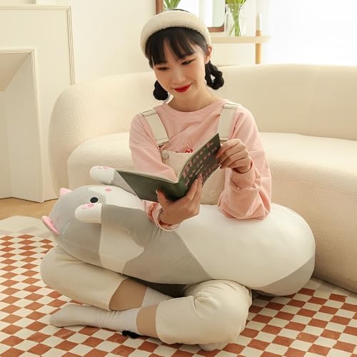 WUYU Plush Cat Pillow Soft Stuffed Kitten Toy for Kids