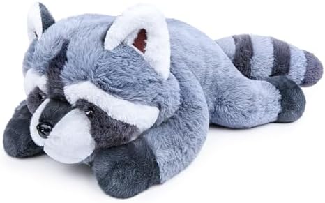 Capybaraflying Raccoon Weighted Plush Pillow