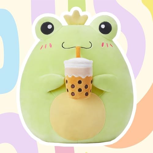 Large Frog Plush Pillow Toy 13 Cuddle Huggable Stuffed Animal