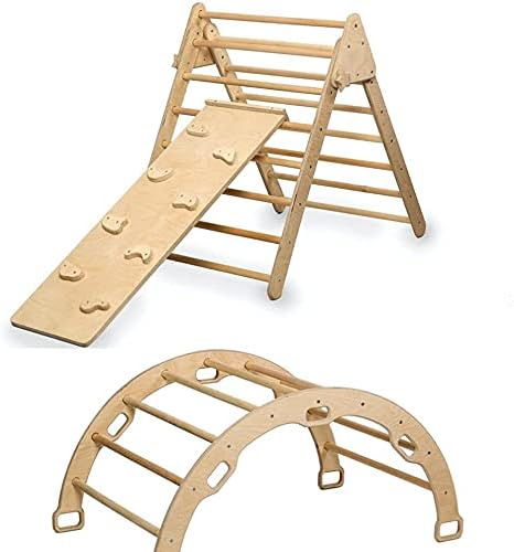 Kidodido Montessori Wooden Climbing Set for Kids
