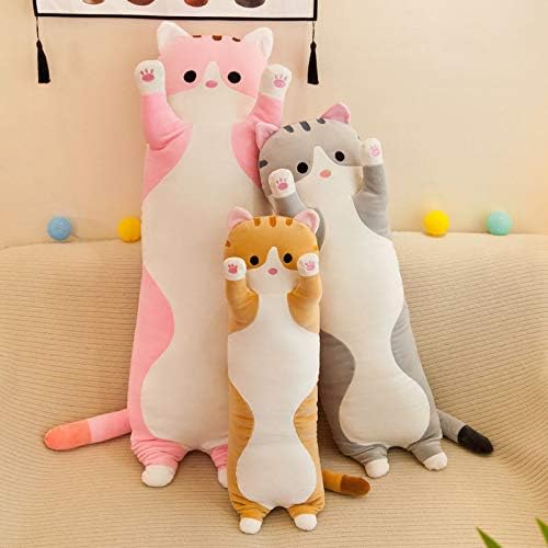 Shangman Plush Cat Pillow Cute Soft Stuffed Kitten Toy