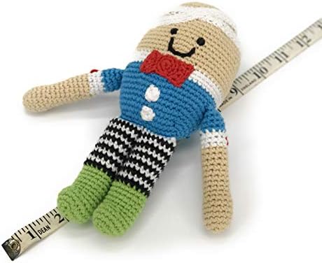 Pebble Handmade Humpty Dumpty Rattle - Fair Trade Machine Washable