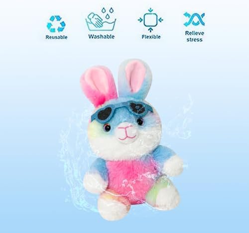 Easter Bunny Egg Toy with Hidden Zipper