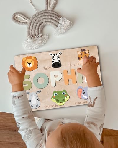 Agukids Personalized Baby Name Puzzle