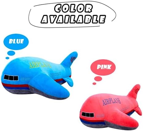 157 Blue Airplane Plush Pillow Toy for Kids 1
