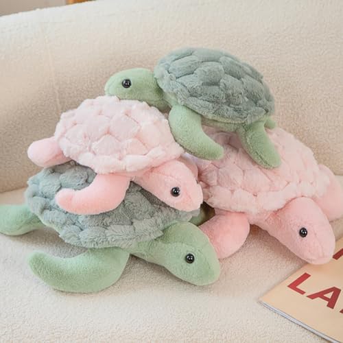 DISXENT Super Cute Pink Sea Turtle Plush Toy 11in