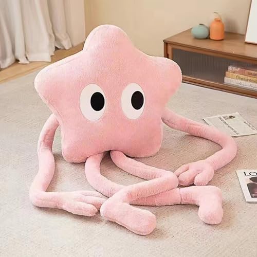ELKOHA Long Star Plush Pillow Cute Stuffed Animal Kawaii Soft Plushies
