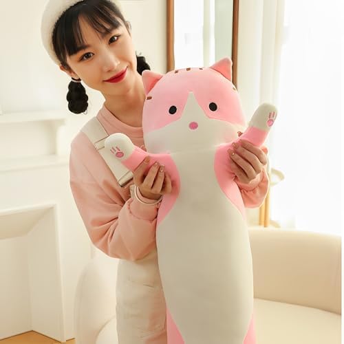 WUYU Plush Cat Pillow Soft Stuffed Kitten Toy Gift for Kids