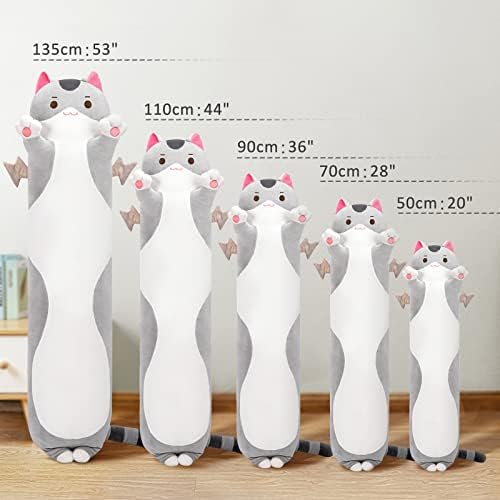 Mewaii Long Cat Plush 20 Inches Kids Body Pillow