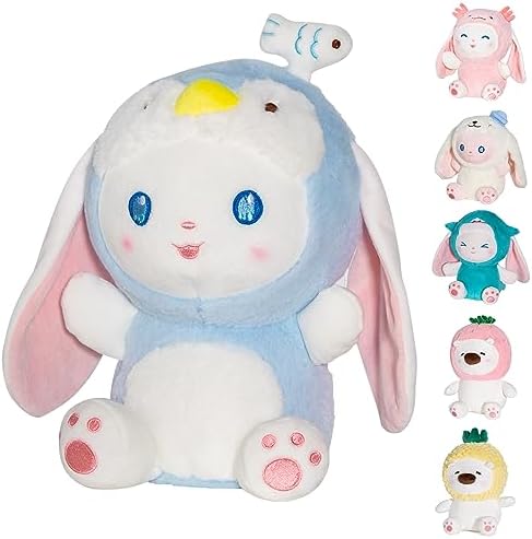 10 Penguin Bunny Plush Pillow Squishy Soft Kawaii Plushie