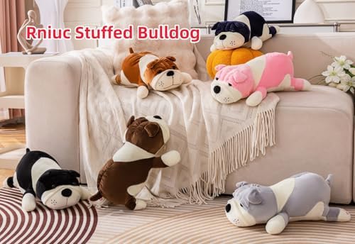Brown 177in French Bulldog Plush Pillow Toy 1