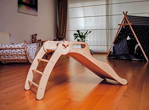 Kidodido Montessori Wooden Freestanding Slide