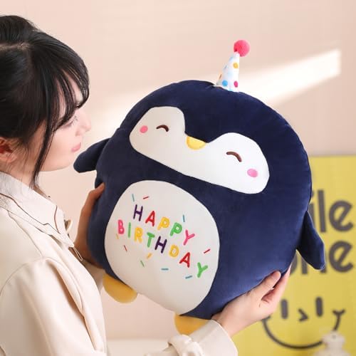 Fawowe Penguin Plush Pillow Birthday Gift for Kids