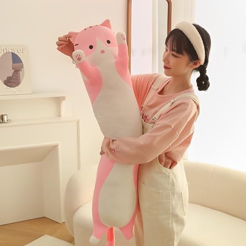 WUYU Plush Cat Pillow Soft Stuffed Kitten Toy Gift for Kids