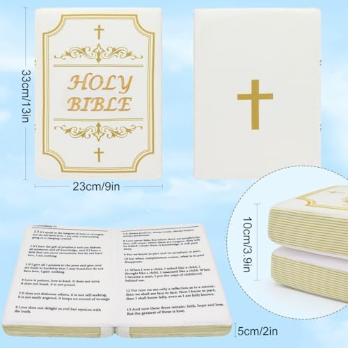 Yelakey Bible Pillow Book Plush with Openable Bible