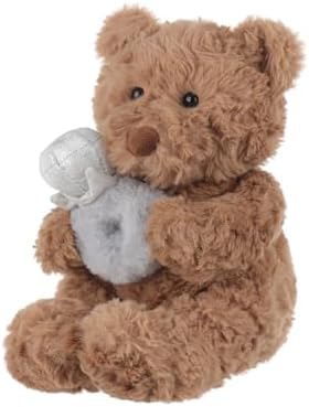 Apricot Lamb Romantic Coffee Bear with Diamond Ring Stuffed Animal 1