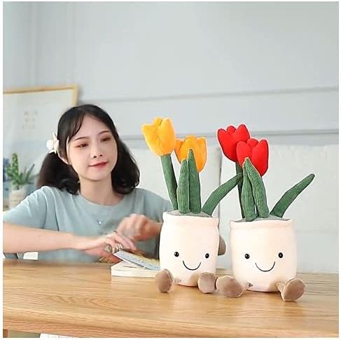 AULUDA Tulip Plush Toy 13 Huggable Plant Friend Pillow