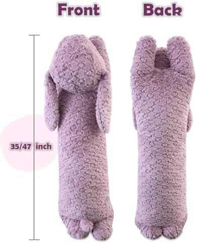 Hofun4U Rabbit Plush Pillow 35 Inch Christmas Gift for Kids and Adults