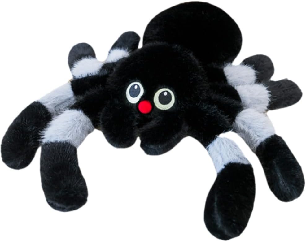 Red Nose Spider Plush Pillow for Halloween Birthday Gifts