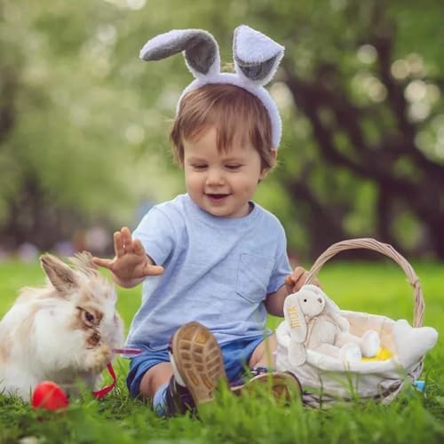Personalized Embroidered Plush Bunny with Childs Name 1
