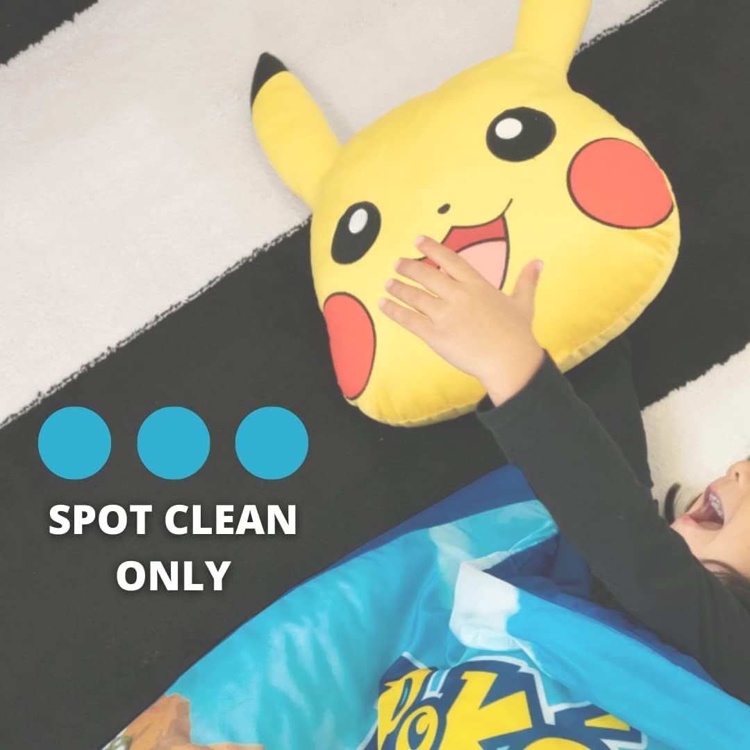 Pokemon Pikachu Plush Cuddle Pillow Buddy One Size Soft Fun