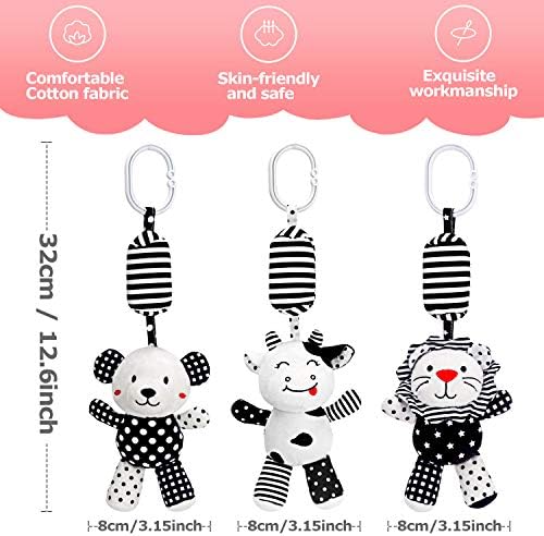 Rolimate Baby Cartoon Animal Stuffed Rattle
