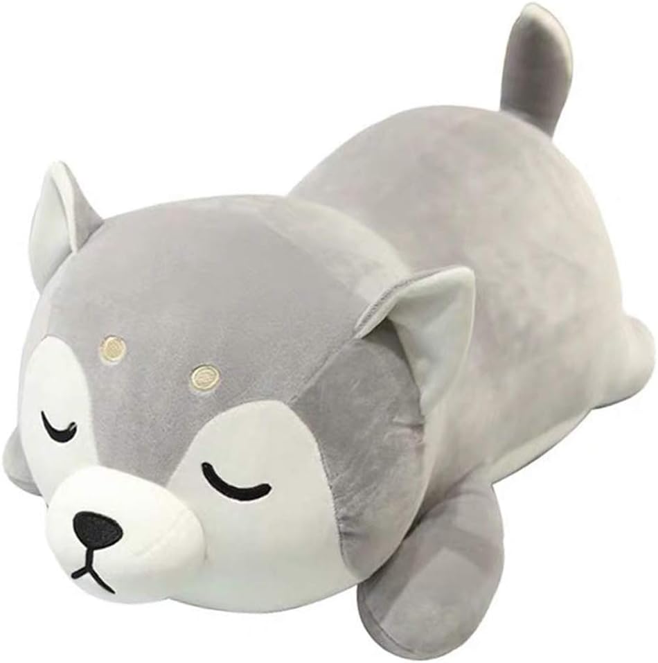 ERDAO Husky Plush Pillow for Kids and Adults 137 Inch