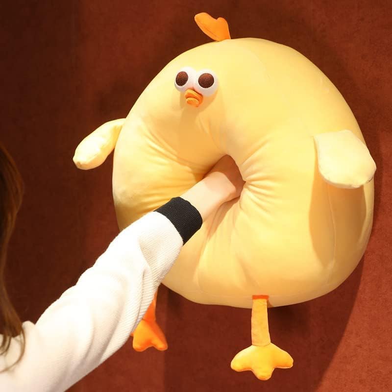 Funny Fat Chicken Plush Pillow Soft Hug Toy for Kids