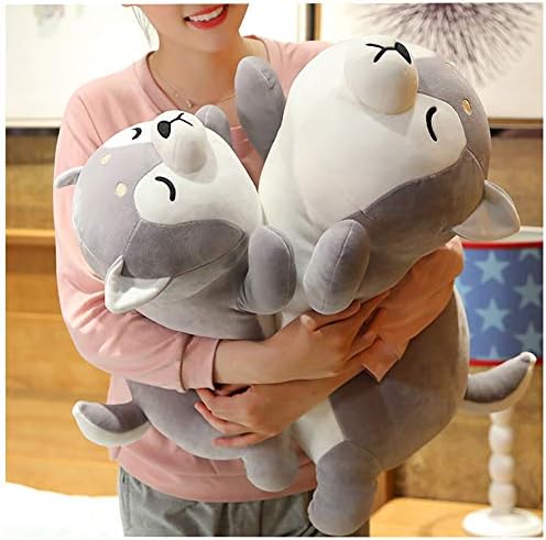 ERDAO Husky Plush Pillow for Kids and Adults 137 Inch